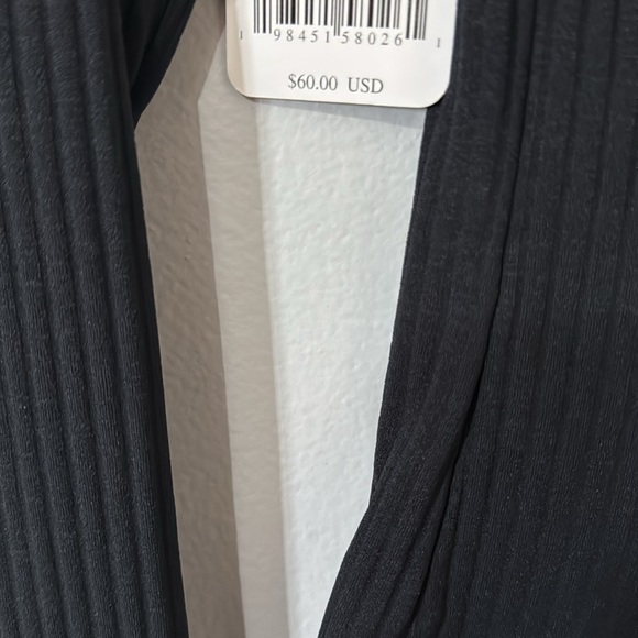 Free People Movement Tempo Ribbed Turtleneck Top - Black Size XS or Small - Picture 8 of 10